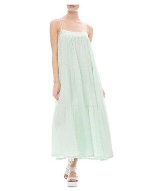 Anaak Iva Maria Maxi Dress in Jade Green Size 0 = X-Small